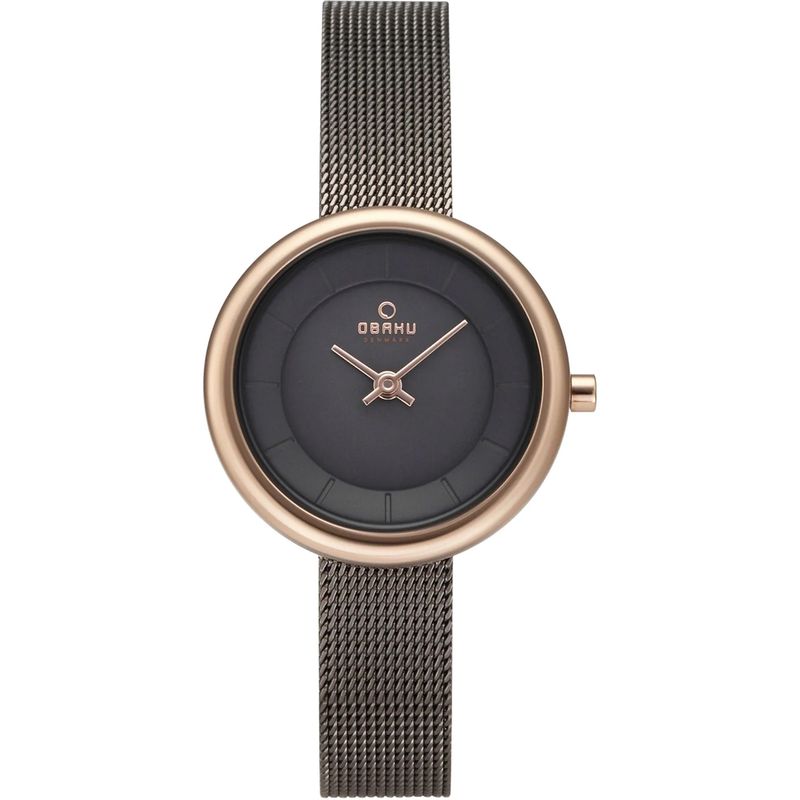 Obaku Women's Classic Black Dial Watch - V146lxvjmj
